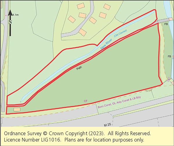 Lot: 94 - GRAZING AND WOODLAND EXTENDING TO OVER FOUR ACRES -